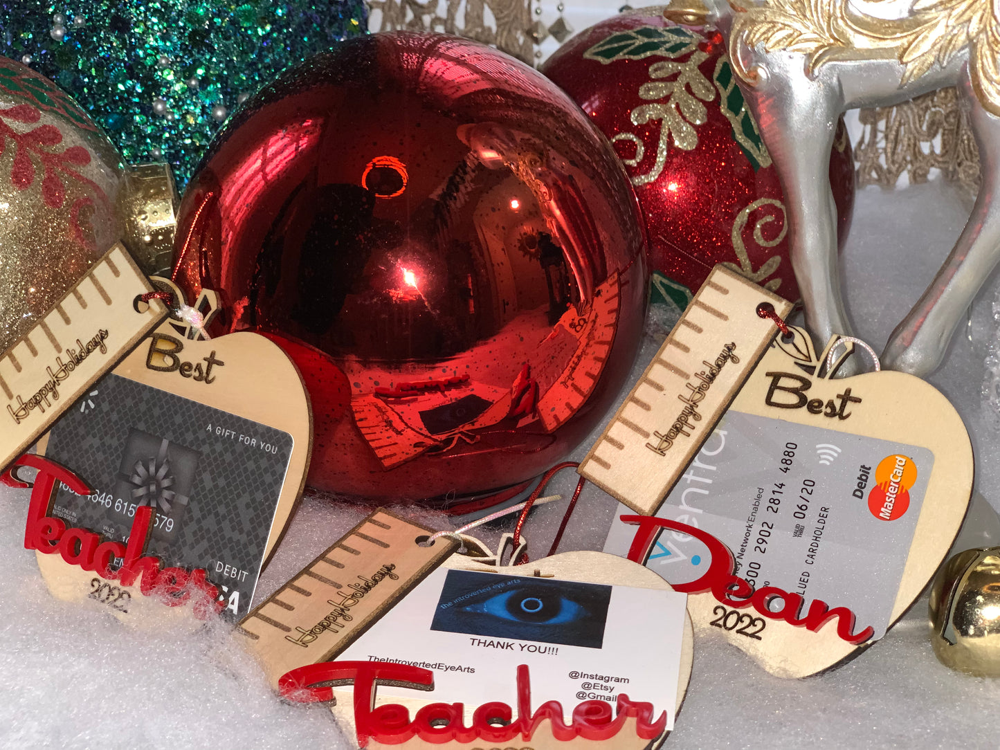 Gift Card Ornaments