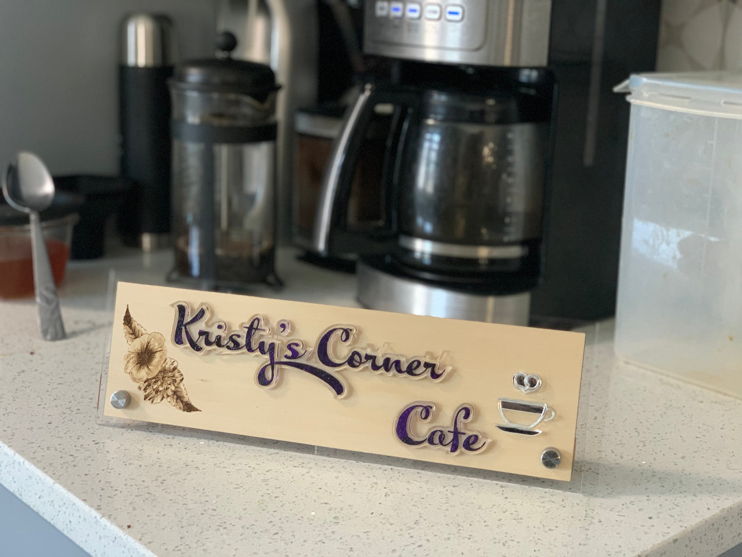 Custom Desk/Counter Sign