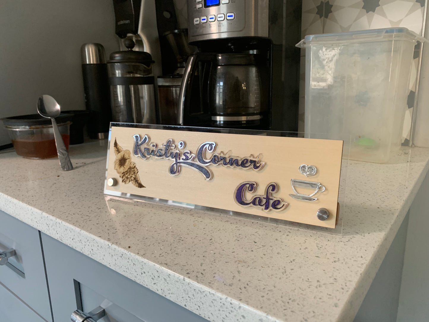 Custom Desk/Counter Sign