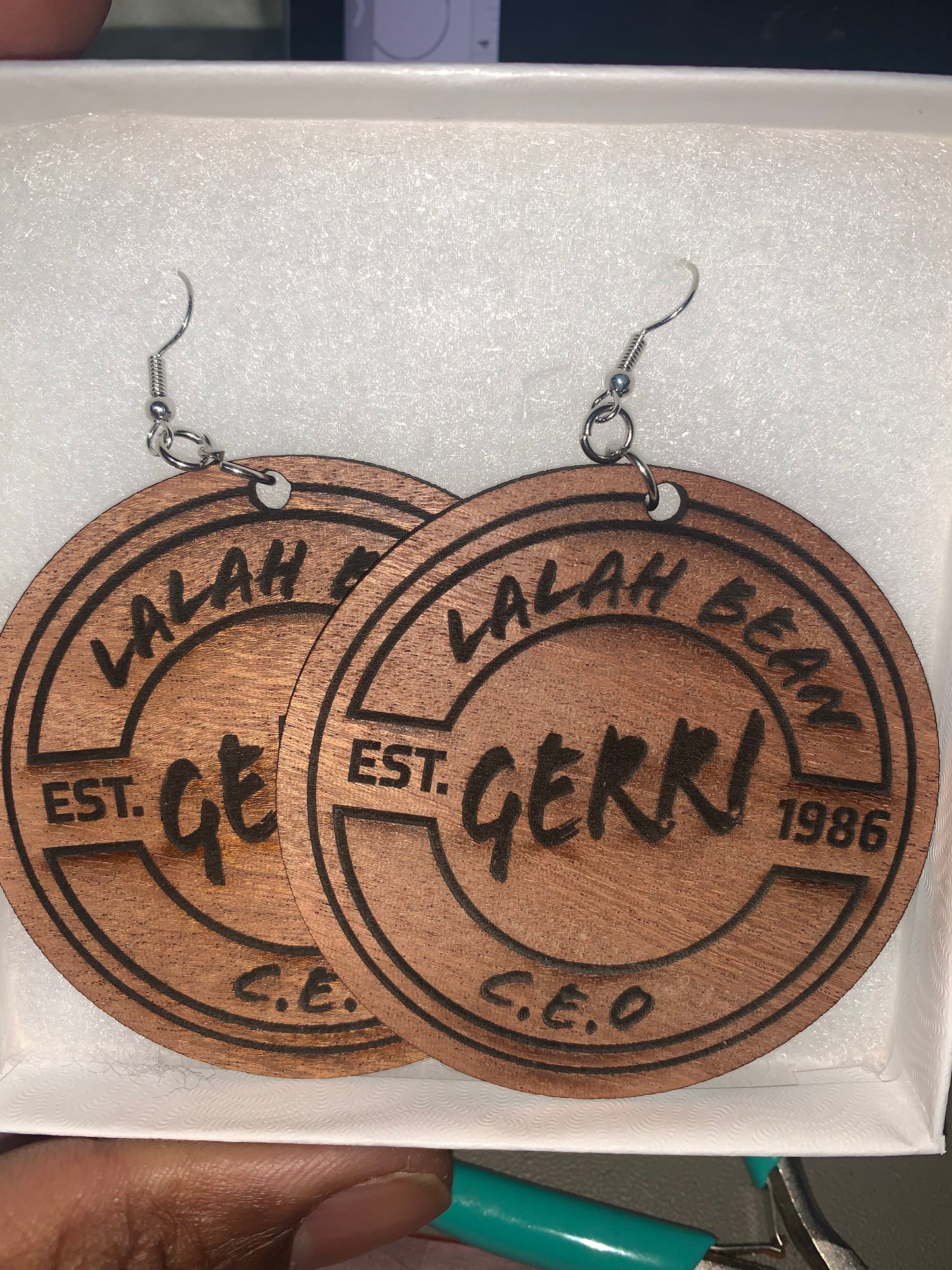 Custom Est. Earrings