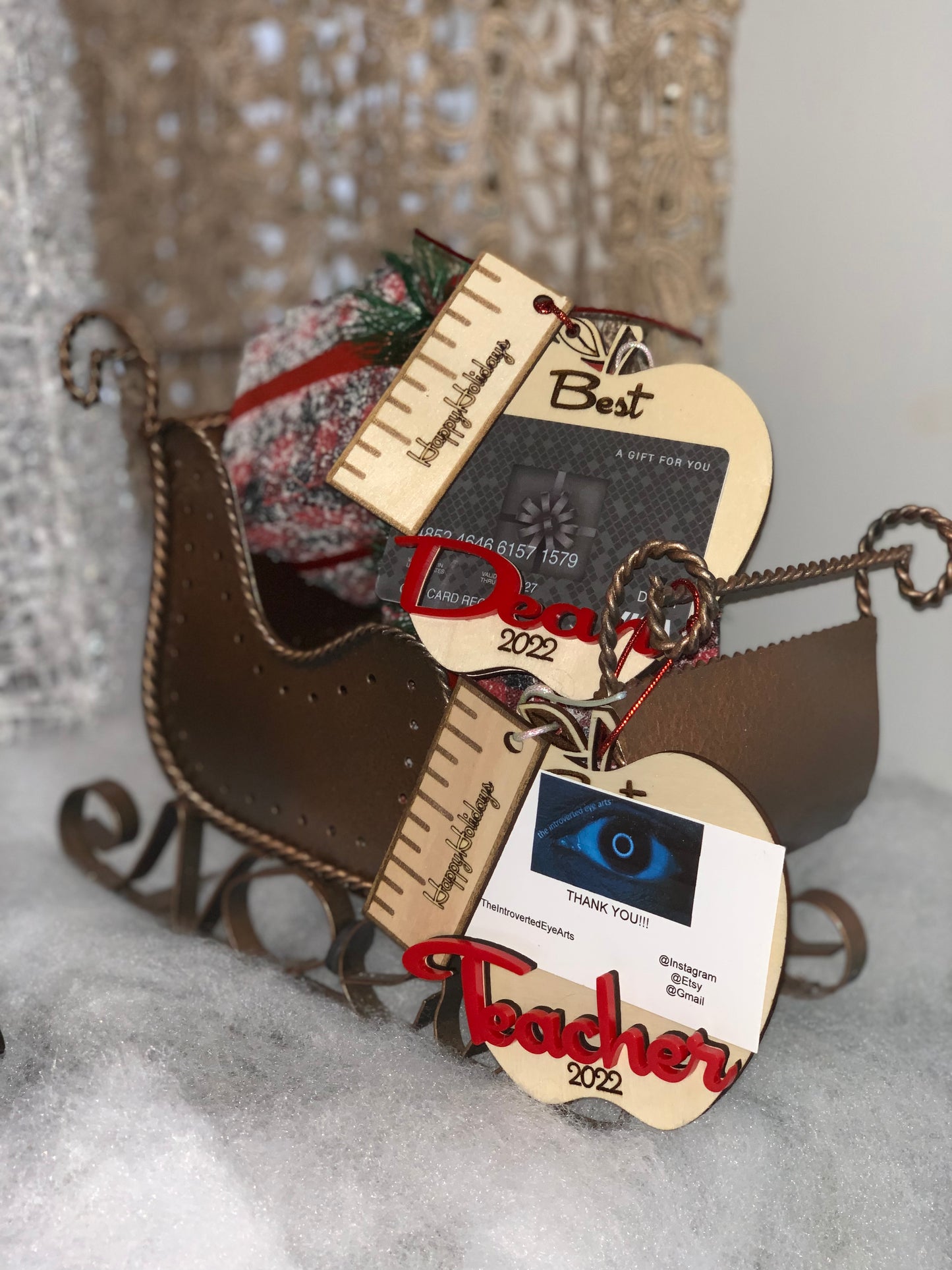 Gift Card Ornaments